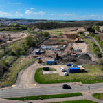 Housebuilding site in Winchburgh