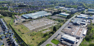 Former Rolls-Royce site in East Kilbride industrial estate