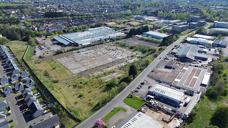 Former Rolls-Royce site in East Kilbride industrial estate