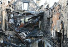 Fire-ravaged Cameron House Hotel