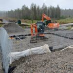 FLS civil engineers in the north lay the groundwork for sustainable forestry Construction of bridge abutments