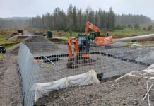 FLS civil engineers in the north lay the groundwork for sustainable forestry Construction of bridge abutments