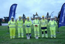 eorge Young, Director of Operations, Balfour Beatty, Darren Main, Project Director, SSEN Transmission, Sandy Mactaggart, Director of Offshore Delivery, SSEN Transmission, Nick Rowan, Managing Director of Balfour Beatty’s business in Scotland, John Scott, Programme Director, SSEN Transmission, Neil Doherty, Head of Operations, Balfour Beatty