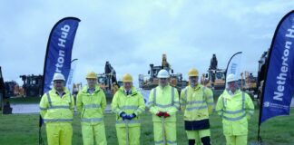 eorge Young, Director of Operations, Balfour Beatty, Darren Main, Project Director, SSEN Transmission, Sandy Mactaggart, Director of Offshore Delivery, SSEN Transmission, Nick Rowan, Managing Director of Balfour Beatty’s business in Scotland, John Scott, Programme Director, SSEN Transmission, Neil Doherty, Head of Operations, Balfour Beatty