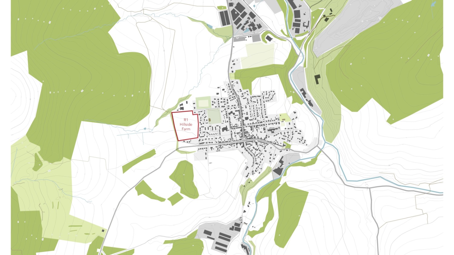 Aerial of site