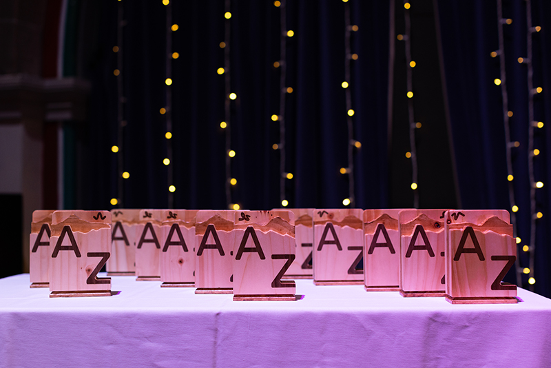 Accelerate to Zero Awards trophies