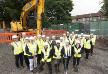 Construction milestone for new Baltic Street Adventure Playground facility Ground broken on new home for Baltic Street Adventure Playground in Dalmarnock