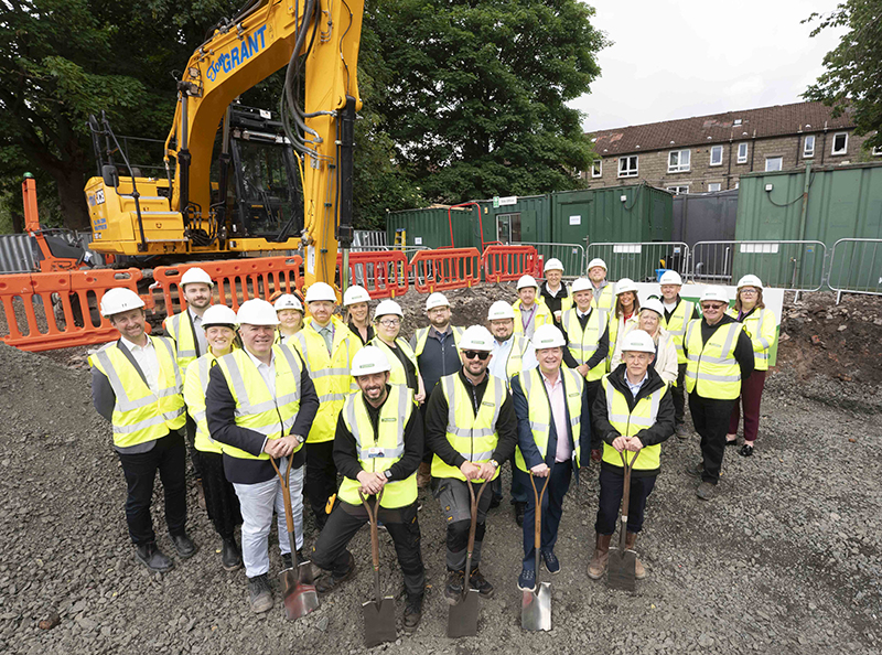 Ground broken on new home for Baltic Street Adventure Playground in Dalmarnock
