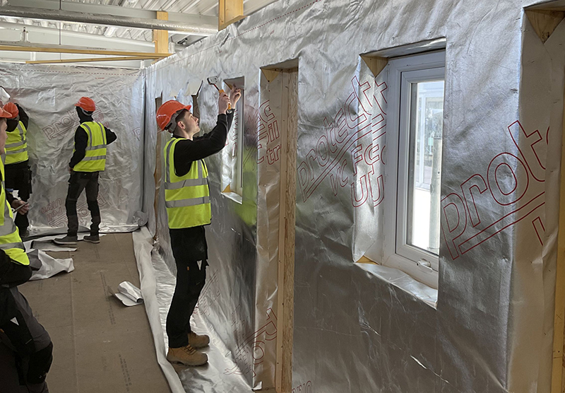 Students learning with Glidevale Protect products
