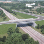 CGI of Dunfermline link road project