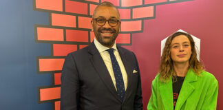 Sir James Cleverly and Iona Stewart-Richardson