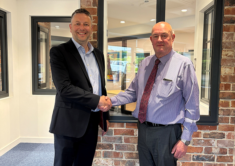Paul Henderson and Andrew Cooper from Senior Architectural Systems