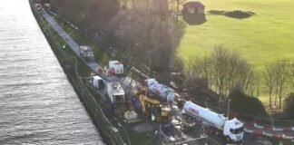 River Esk sewer lining