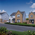 CGI of new homes in Bridgend