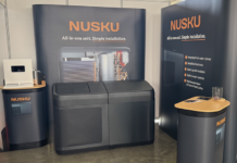 Nusku heat pump technology on display at trade show