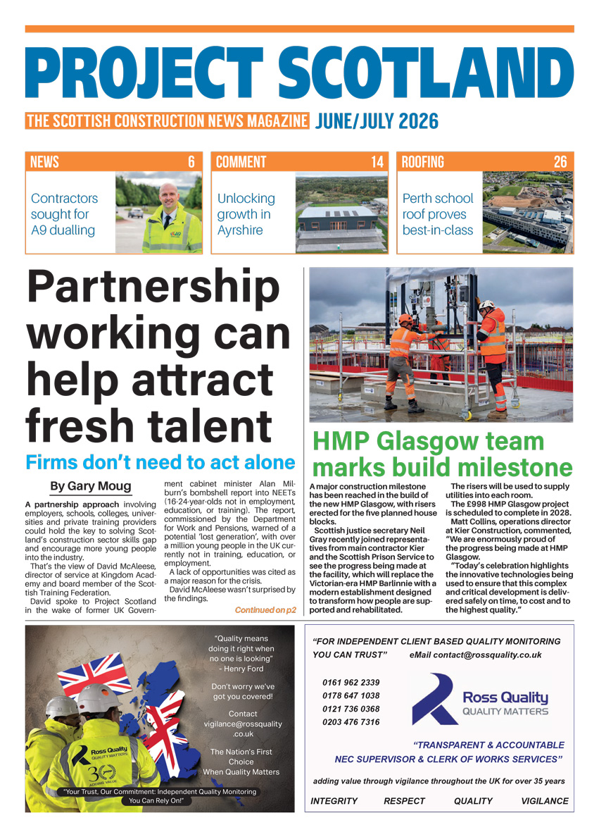 front cover of project scotland magazine