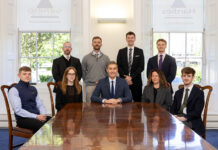 Shepherd graduates celebrate APC success Shepherd chartered surveying graduates