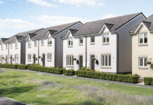 CGI of typical Taylor Wimpey street scene