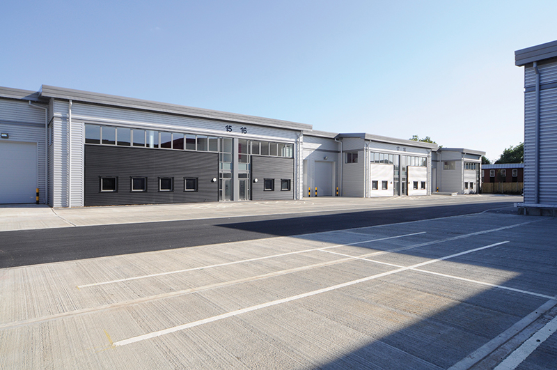 Industrial development near Glasgow Airport