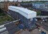 ‘Complex’ scaffolding project complete on historic Glasgow hospital building Scaffolding around Royal Infirmary in Glasgow