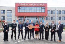 Keys handed over to new £88 million Fife school