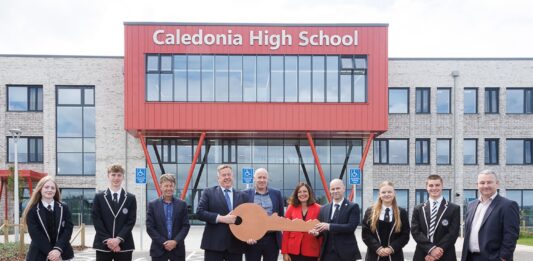 Keys handed over to new £88 million Fife school