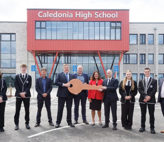 Keys handed over to new £88 million Fife school