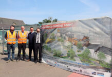 Work gathers pace to create new civic space in Bishopbriggs New civic space being created in Bishopbriggs