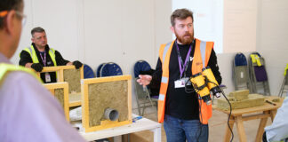 Construction classroom training session
