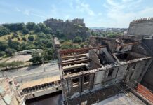 Work to continue at fire-damaged Princes Street site for ‘at least’ three weeks