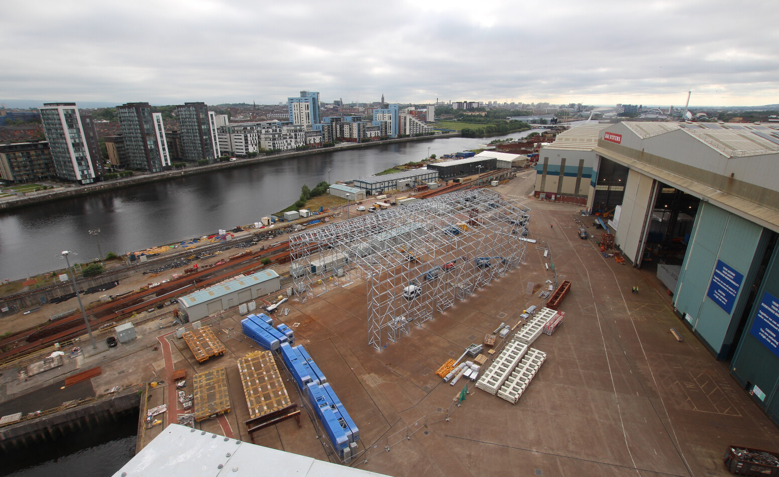 Aerial of site